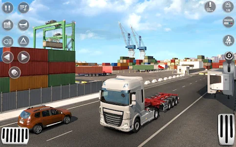 Euro Truck Car Transport Game