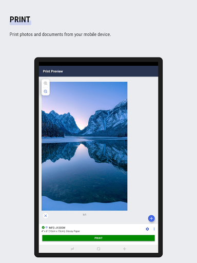 Screenshot of Brother Mobile Connect