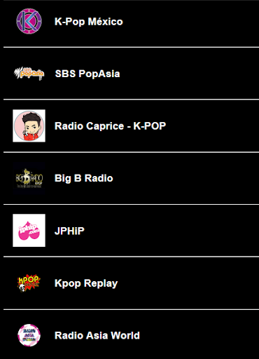 Kpop Music Radio K-POP Songs R Screen 3