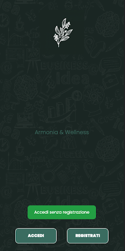Android application Armonia & Wellness screenshort