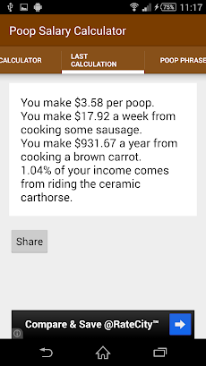 Poop Salary Calculatorのおすすめ画像3