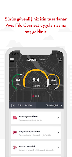 Avis Filo Connect Screen 2