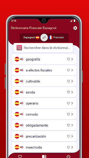 Dictionnaire Francais Espagnol Screen 2