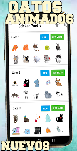 Stickers Memes Gatos Animados Screen 2