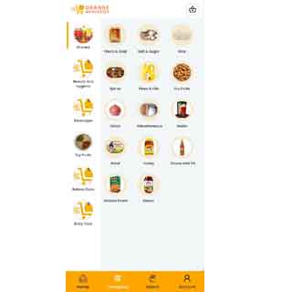Orange Groceries Screen 3