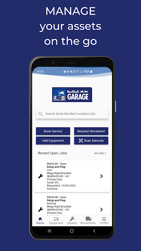 Android application Red Bull Garage screenshort