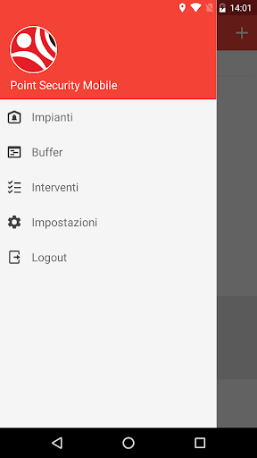 Android application Point Security Mobile screenshort