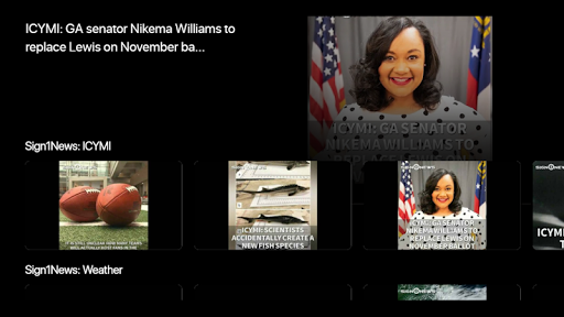 Android application Sign1News screenshort
