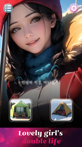 Android application Double Life Girl screenshort