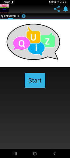 QUIZ GAME APP Screen 2