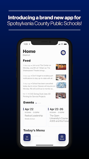 Android application Spotsylvania County Schools VA screenshort