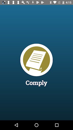 Android application Authority Comply screenshort