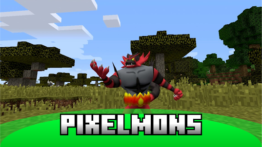 Pixelmons mod for minecraft