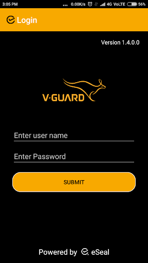 Android application Vistas screenshort