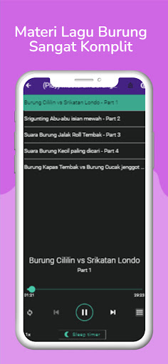 Android application Masteran Burung Roll Tembak screenshort