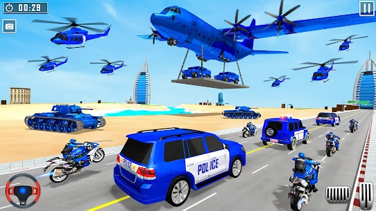 ألعاب نقل سيارات الشرطة 1