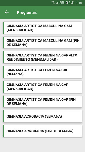 LIGA ANTIOQUEÑA DE GIMNASIA Screen 3