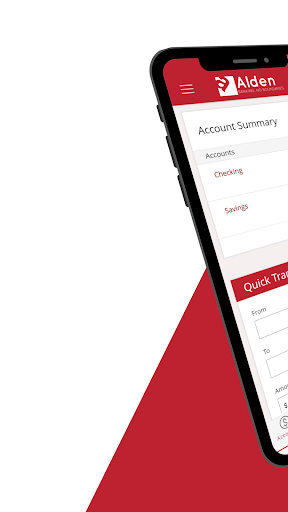 Android application Alden Banking. No Boundaries. screenshort