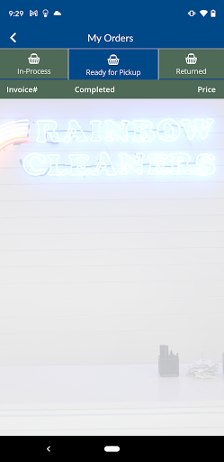 Rainbow Cleaners Screen 3