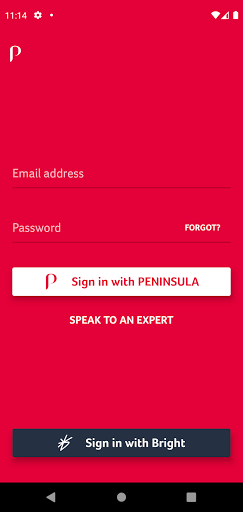 Android application Peninsula Advice screenshort