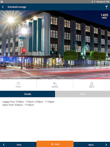 Screenshot of Fisherman's Wharf Trip Planner
