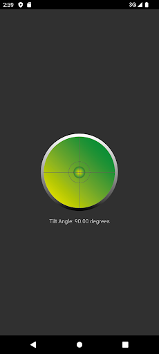 Android application Bubble Level screenshort