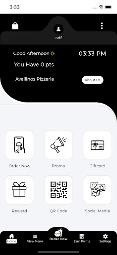 Android application Avellinos Pizzeria screenshort