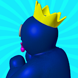 Scary Rainbow Blue Monster 3D icon