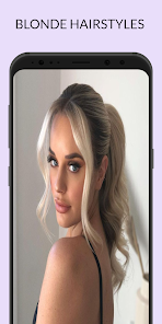 Captura 10 Blonde Hairstyles android