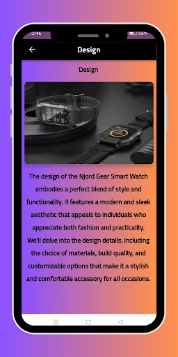 Njord Gear Smartwatch Guide