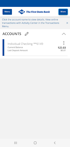 FSB Louise Banking App Screen 3