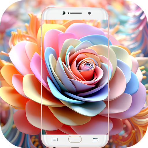 Abstract Flower Wallpaper