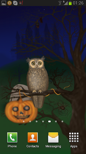 Halloween Owl Live Wallpaper Screen 3