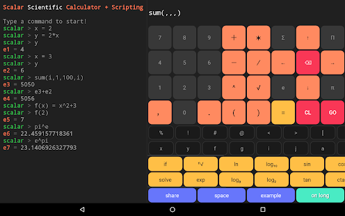 Scalar Pro — Advanced Scientific Calculator Screenshot