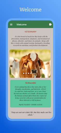 Android application FarmVet screenshort