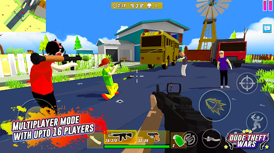 Code Triche Dude Theft Wars Offline & Online Multiplayer Games APK MOD Argent illimités Astuce screenshots 2