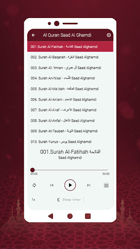 Saad Al Ghamdi Quran mp3 offli Screen 3