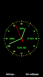 Analog Clock Live Wallpaper poster 11