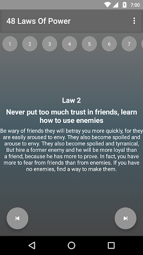 48 Laws of Power Screen 2