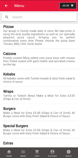 Five Star Takeaway Screen 2