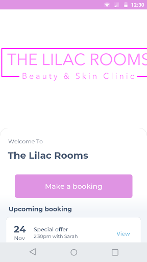 Android application The Lilac Rooms screenshort