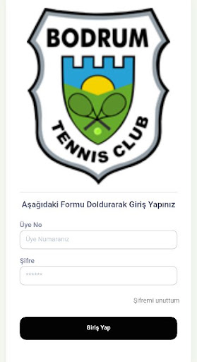 Android application Bodrum Tenis Kulübü screenshort