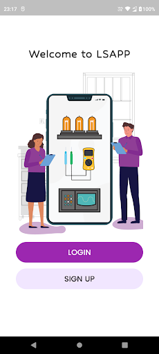 Android application LSAPP - Lab Simulation App screenshort