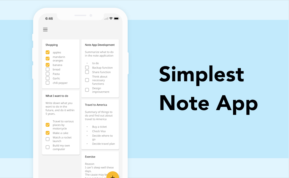  Simple Notepad, Notes・Simple and Cool 