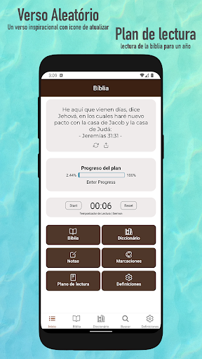 Android application Reina Valera 1909 Bible screenshort