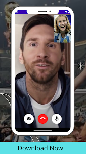 LIONEL MESSI CALLING VIDEOCALL