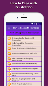How to Cope with Frustration