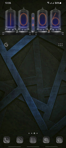 Android application Nixie Tube Clock Widget - Lite screenshort