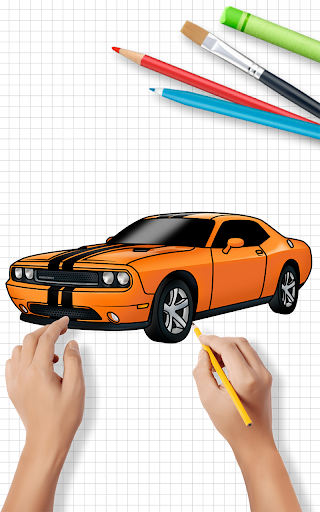 Android application How to Draw Cars | Supercars screenshort