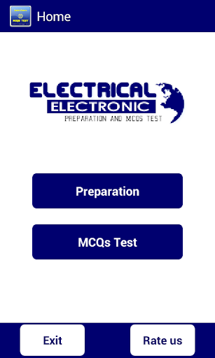 Android application Electrical and Electronic MCQ screenshort